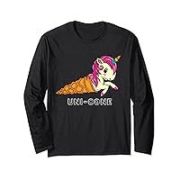Unicorn in Ice Cream Cone Long Sleeve T-Shirt