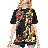 Morbid Angel Baseball T Shirt Womens Casual Tee Summer O-Neck Short Sleeves Tshirt Black
