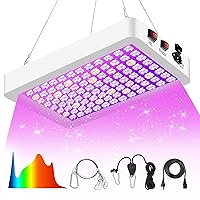 Upgraded 1000W LED Grow Lights with Dual Switch, Double Chips Full Spectrum Plant Light, Grow Lights for Indoor Hydroponic Plants Veg Flower Growing Lamps