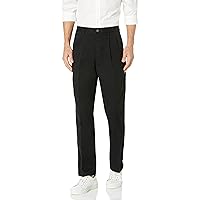 Amazon Essentials Men's Classic-Fit Wrinkle-Resistant Pleated Chino Pant (Available in Big & Tall)