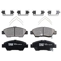TRW Pro TRC1394 Disc Brake Pad Set For Honda Fit 2009-2013, Front, And Other Applications
