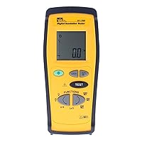 IDEAL INDUSTRIES INC. 61-795 Hand-held Insulation Tester, 250/500/1000V test voltages,Yellow, General Duty