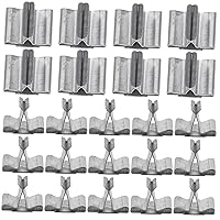 Operitacx 100pcs Candle Wick Accessories Wooden Tool Candle Label Wick Holder Wick Centering Tool Candle Stand Iron Crafting Supplies Wick Iron Sheets Candy Base Candle Wicks Clip