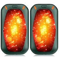 Hand Warmers Rechargeable, 2 Pack Magnetic Electric Hand Warmers, 6000mah Max 12Hrs Quick Charge Portable Hand Warmer, Great Gift for Christmas, Raynauds, Outdoors, Hunting, Golf, Camping