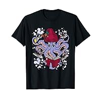 Reading Octopus Aquarist Nerd Geek Kraken Scuba Diver Fan T-Shirt