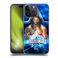 Head Case Designs Officially Licensed WWE Roman Reigns Wrestlemania 38 Superstars Hard Back Case Compatible with Apple iPhone 15 Pro Max