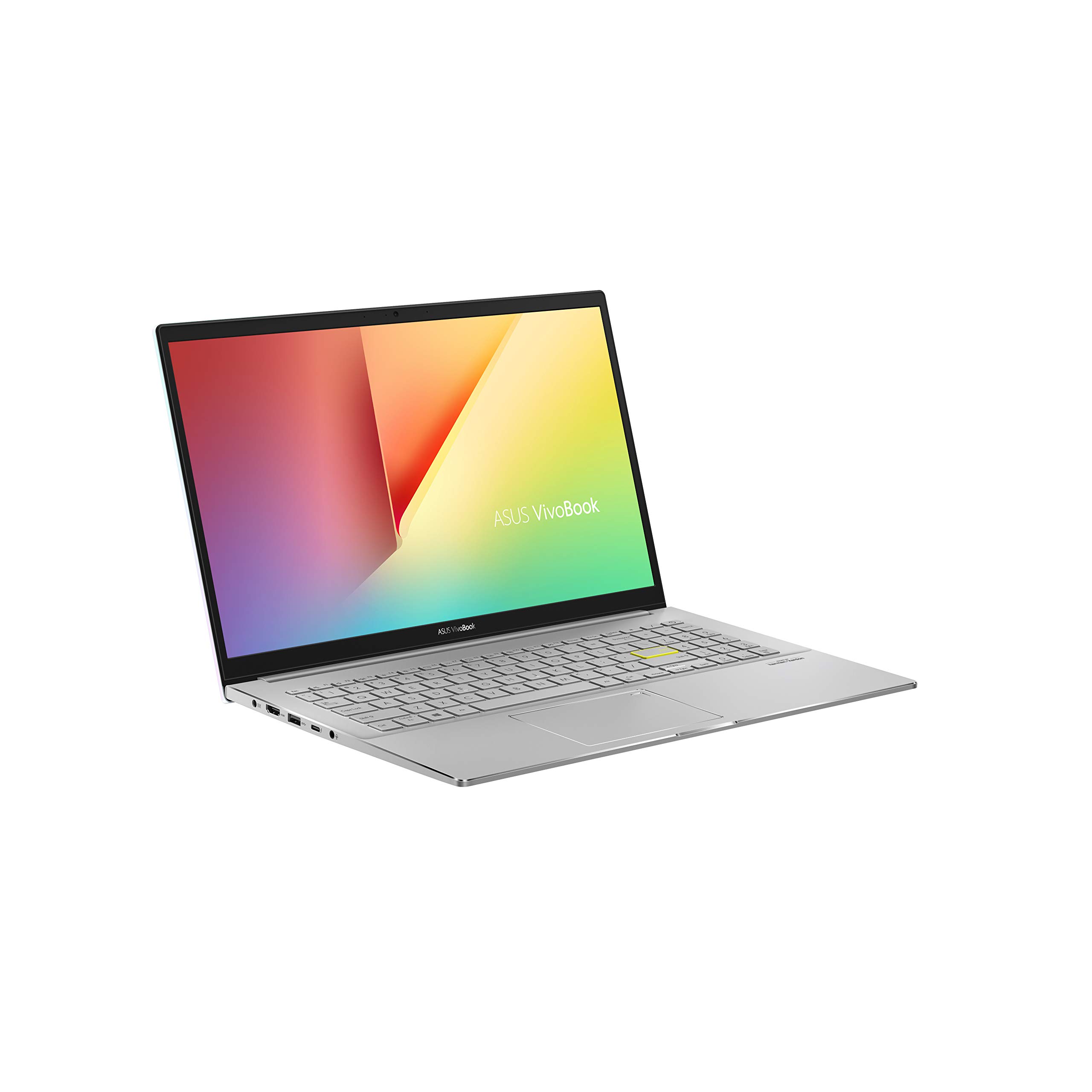 ASUS VivoBook S15 S533 Thin and Light Laptop, 15.6” FHD Display, Intel Core i5-1135G7, 8GB DDR4 RAM, 512GB PCIe SSD, Wi-Fi 6, Windows 10 Home, AI noise-cancellation, Dreamy White, S533EA-DH51-WH