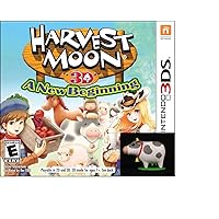 Harvest Moon®: A New Beginning 3DS with BONUS Mini Cow Figure