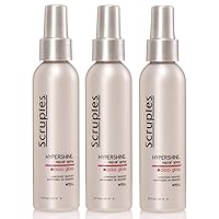 Hypershine Repair Spray - Reparative Hair Gloss + Finishing Spray Infused With Argan Oil - Humidity Resistant + Smoothing Hair Shine Spray - For All Hair Types (4.2 oz, pack of 3)
