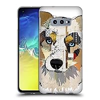 Head Case Designs Officially Licensed Michel Keck Australian Shepherd Dogs 3 Soft Gel Case Compatible with Samsung Galaxy S10e