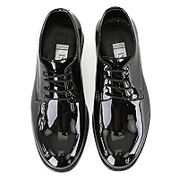 Boys Derby Patent Formal Dress Shoes Lace Up Wedding Prom Footwear