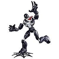 Spider-Man Marvel Bend and Flex Missions Venom Space Mission Action Figure, 6-Inch-Scale Bendable Toy with Accessory for Kids Ages 4 and Up
