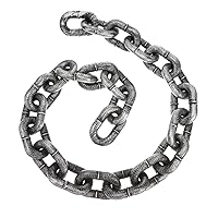 BESTOYARD Simulated Iron Chain Plastic Halloween Decoration Chain Halloween Chain Link Rope Halloween Plastic Chain Halloween Chain Prop Fake Plastic Chains Halloween Prop Shackles The Chain