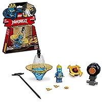 LEGO NINJAGO Jay’s Spinjitzu Ninja Training 70690 Spinning Toy Building Kit with NINJAGO Jay; Gifts for Kids Aged 6+ (25 Pieces)
