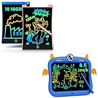 Bravokids Toddler Girl Toys Gifts - Little Girls for 3 4 5 6 8 Year Old, 8.5' LCD Writing Tablet Doodle Board Kids Educational Learning Birthday Boys Age 3-8