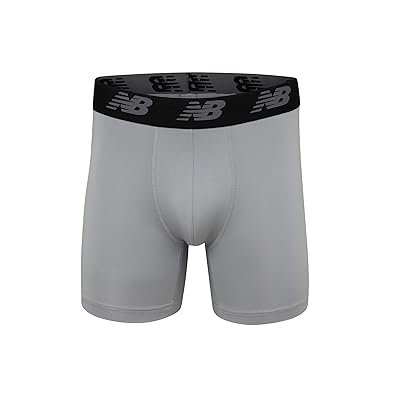 New Balance Men's 5 Performance No Fly Boxer Brief (4 Pack