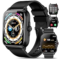 Smart Watch for Men Women with Bluetooth Call, Fitness Tracker Watches with Heart Rate, Blood Oxygen Monitor, Sleep Monitor IP67 Waterproof 1.91-inch HD Color Smartwatch