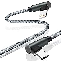 USB C to Lightning Cable 6FT iPhone Fast Charger Cable USB-C Power Delivery Charging Cord for iPhone 13/12/12 PRO Max/12 Mini/11/11PRO/XS/Max/XR/X/8/8Plus/iPad(Gray)