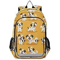 ALAZA Lovely Dogs Backpack Bookbag Laptop Notebook Bag Casual Travel Daypack for Women Men Fits15.6 Laptop