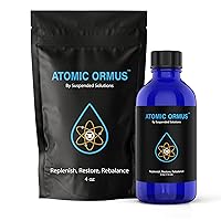 Liquid- Atomic ORMUS - 4oz - Monoatomic Gold Ormus - Memory AID, ENERGETICALLY Enhanced, REJUVENATING, Increased Energy, Stamina, Vitality - Gold, Platinum, Iridium