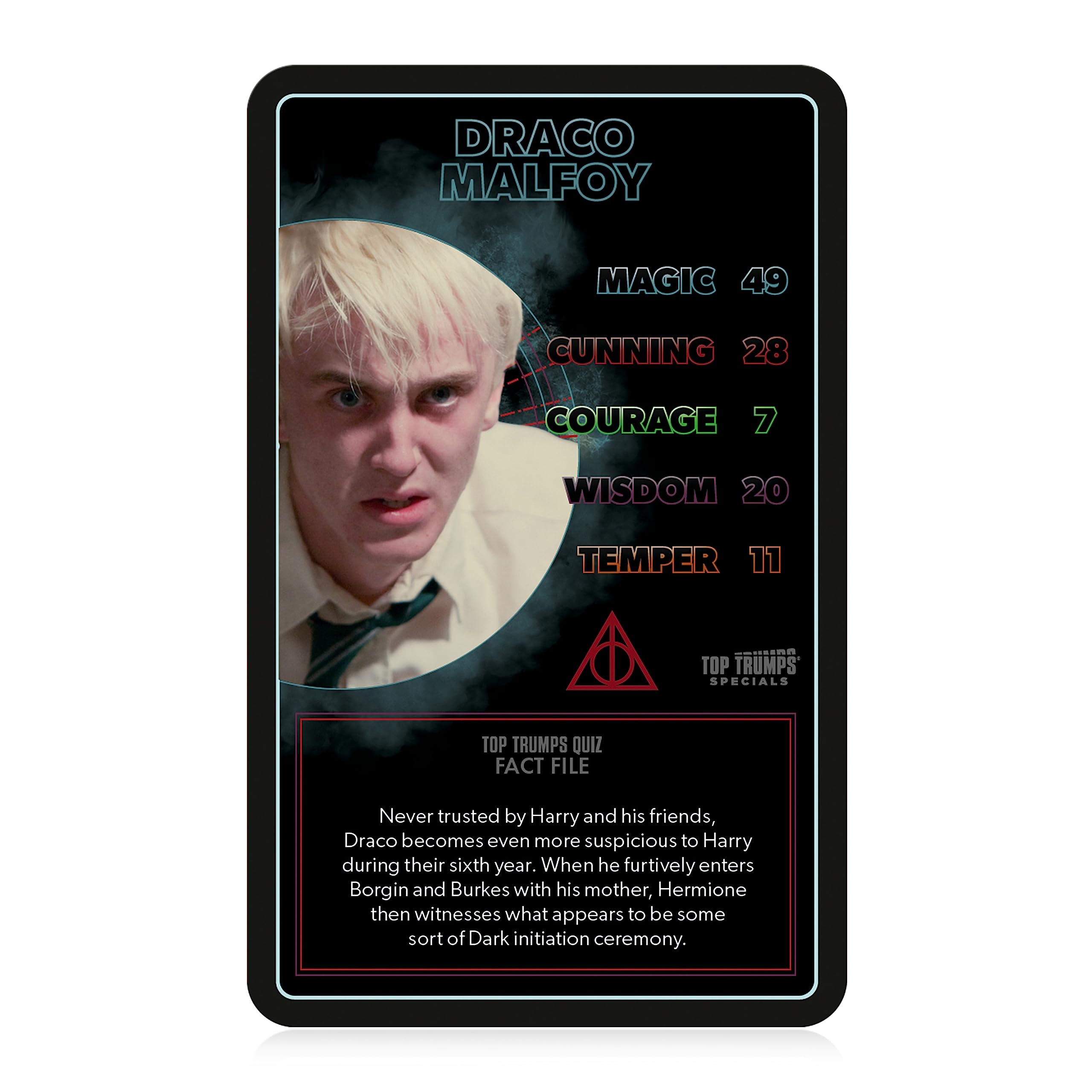 Harry Potter Dark Magic Top Trumps Card Game; Entertaining and exciting with Your Favorite Dark Wizards, Creatures & More|Fun Family Game for Ages 6 & up