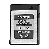 Nextorage 660GB CFexpress Type B Memory Card Super Fast VPG400 max Read 1950MB/s max Write 1900MB/s (B1 Pro Series)