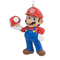 Hallmark Nintendo Super Mario with Super Mushroom Christmas Ornament