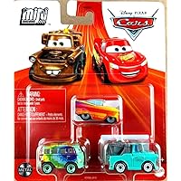 Disney Pixar Cars Mini Racers Mater - Fillmore Radiator - Springs Ramone 3 Pack Mini Cars