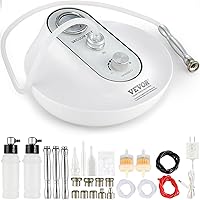 Diamond Microdermabrasion Machine 3 in 1 Professional Dermabrasion Machine with 70cmHg Maximum Suction, 9 Diamond Tips, 2 Spray Bottles, 3 Vacuum Tubes for Home Use
