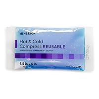 McKesson Hot & Cold Compresses, Reusable, Microwaveable or Freezable Gel Pack, 1 Count, 150 Packs, 150 Total
