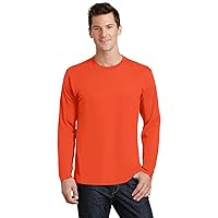 New Port & Company Men's Favorite T-Shirt_Orange_Small