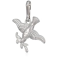 Alex and Ani Divine Guides Women's Virtuous Dove Charm for Bracelets, Sterling Silver