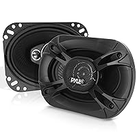4 Way 6x9 Inch 500 Watt Quadriaxial Loud Pro Audio Universal Quick Replacement Component Sound Speaker with Non-Fatiguing Butyl Rubber (Set of 2)