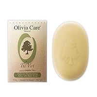 O LINE Organic Green Tea Bath & Body Bar Soap -100% all Natural shower soap good for Sensitive Skin!