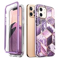 i-Blason Cosmo Series Case for iPhone 12, iPhone 12 Pro 6.1 inch (2020 Release), Slim Full-Body Stylish Protective Case with Built-in Screen Protector (Ameth)