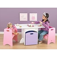 Kidkraft Table with Pastel Benches