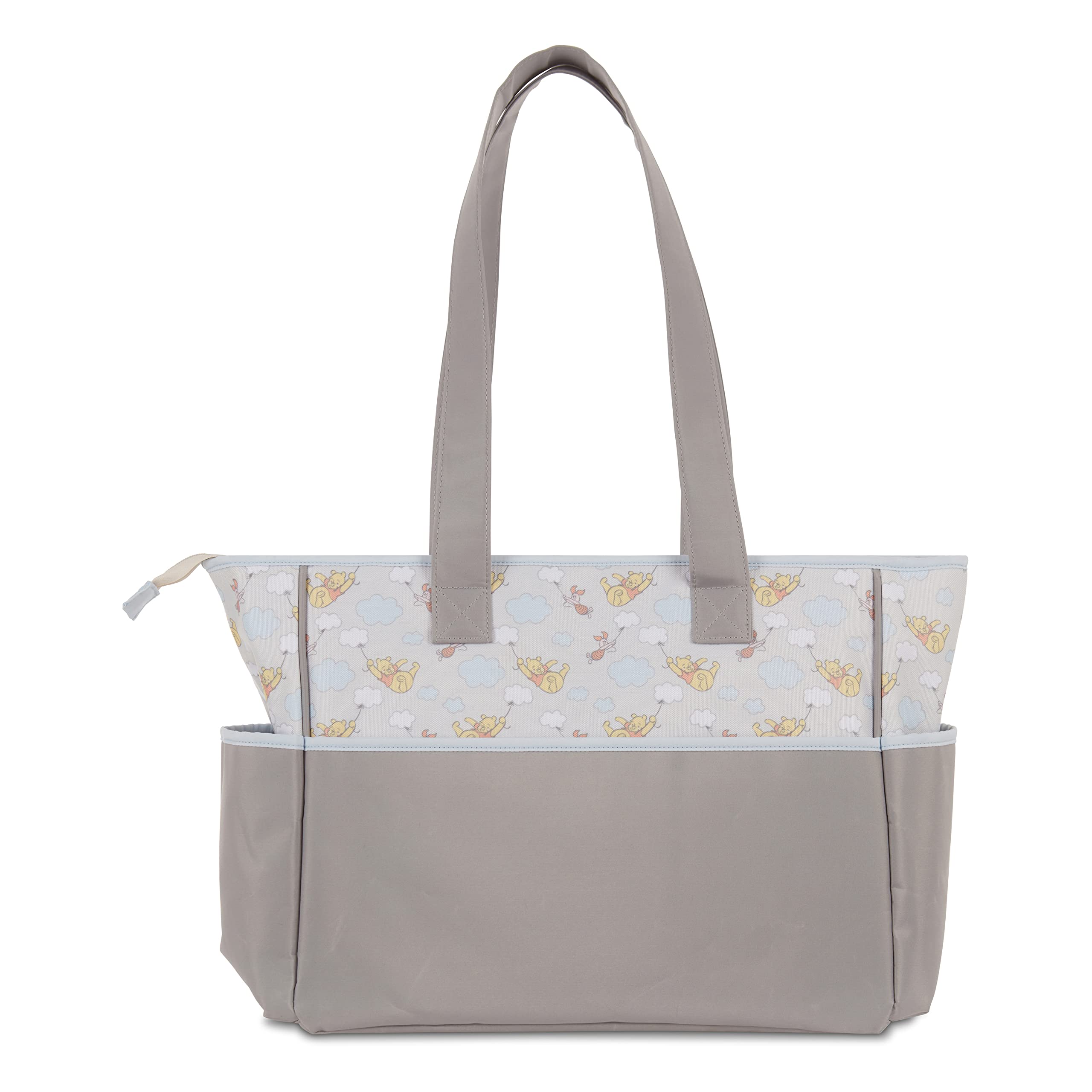 Cudlie Tote Diaper Bag and Changing Pad, Winnie The Pooh Print Large
