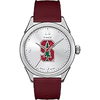 Timex Tribute Women's Collegiate Athena 40mm Watch - Stanford Cardinal with Silicone Strap