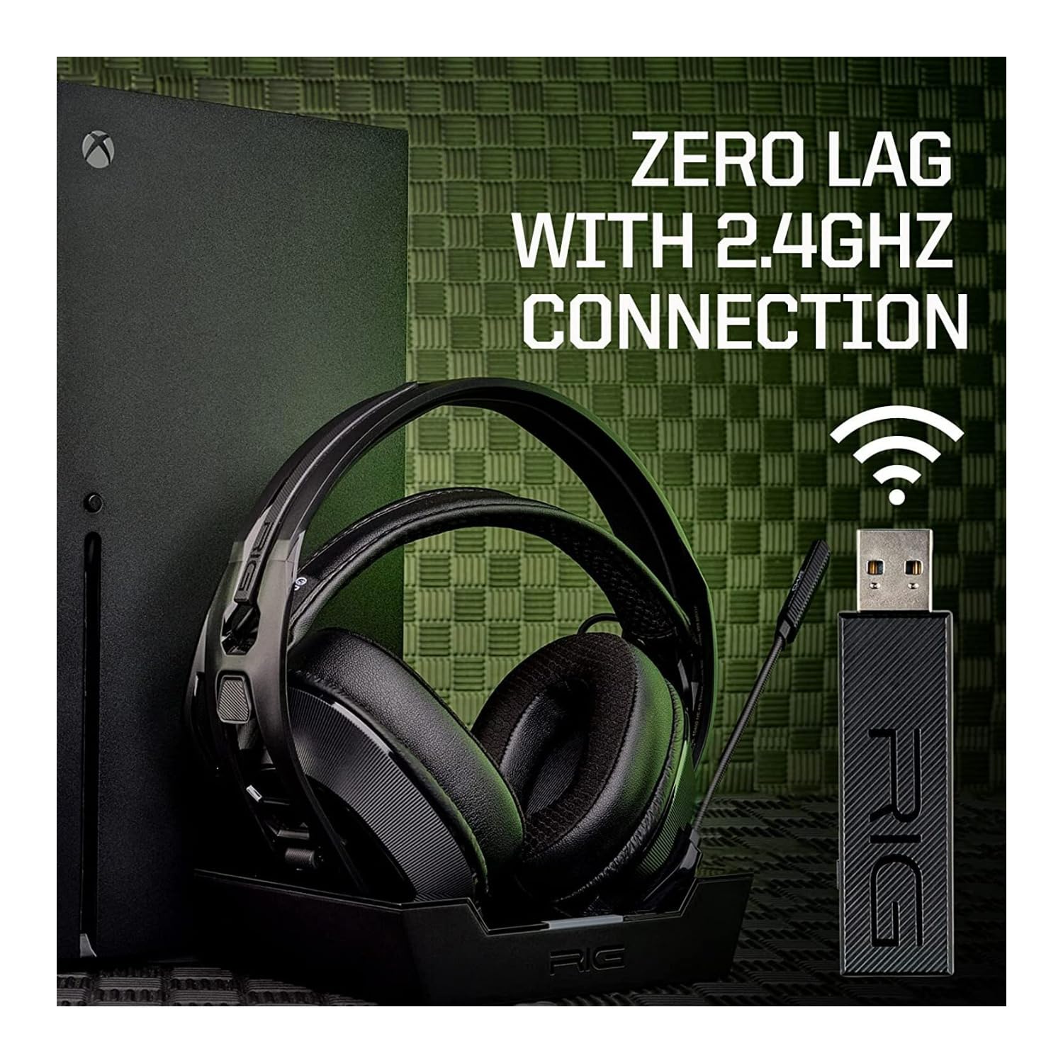 RIG 800 PRO HX Wireless Headset & Multi-Function Base Station Officially Licensed for Xbox Series X|S, Xbox One, Windows 10/11 PCs - Dolby Atmos for Headphones 3D Surround Sound - 24 Hour Battery