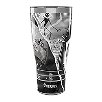 Tervis Traveler Disney - Nightmare Before Christmas Triple Walled Insulated Tumbler Travel Cup Keeps Drinks Cold & Hot, 30oz, Stainless Steel