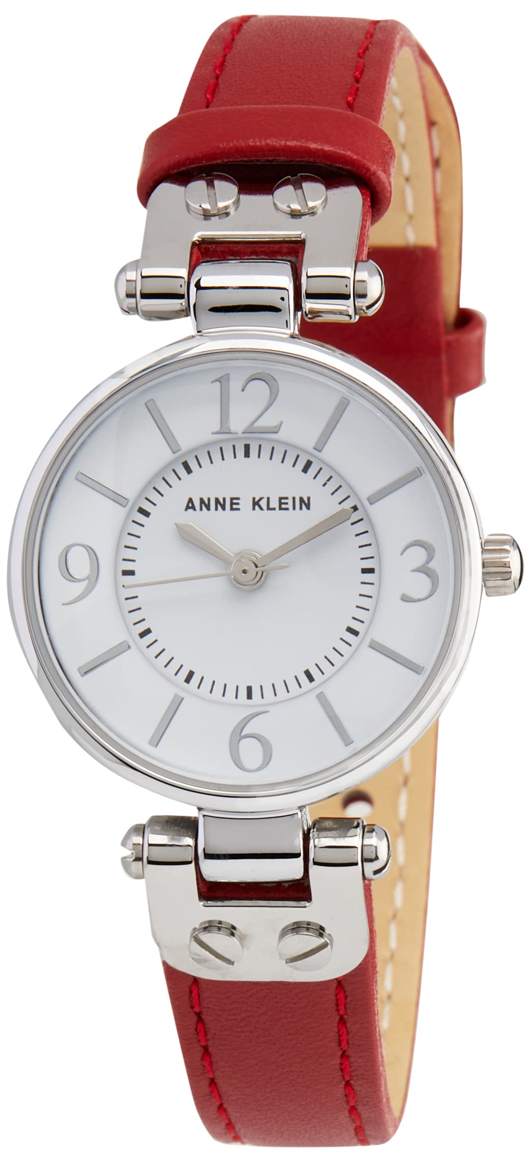 Anne Klein Women's Leather Strap Watch