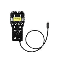 Saramonic 2-Ch 3.5mm, XLR Microphone & 6.35mm Guitar Interface with Lightning Output Connector Professional Video, (SMARTRIG+DI)