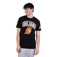 Ultra Game NCAA Men's Arched Plexi Short Sleeve T-Shirt