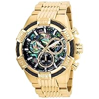 Invicta Men Bolt Quartz Watch, Gold, 26541