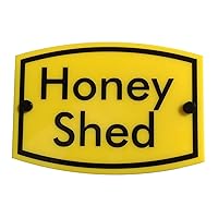 Beekeeping Sign Honey Shed, Beekeeper Gift for Honey Farming, Advertisement, Weather and Waterproof