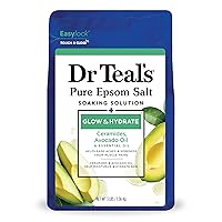 Dr Teal's Pure Epsom Salt, Glow & Hydrate with Essential Oils, 3 lbs