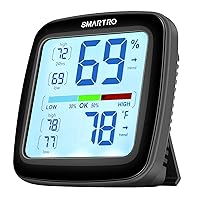 SMARTRO SC42 Professional Digital Hygrometer Indoor Thermometer Room Humidity Gauge & Pro Accuracy Calibration