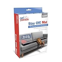 Stay Off! Mat - Indoor Pet Training Sonic Repellent for Dogs and Cats, Browns, 1 Count (Pack of 1)