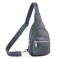 CLUCI Small Sling Bag for Women, Leather Crossbody Fanny Packs Trendy, Women's Chest Bag