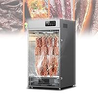 Meat Dryer, 77lbs Large Capacity Commercial Food Dehydrator With Smoker Box, 24 Hour Timer, LED Touch Screen, 1500W Beef Dryer for Sausage, Bacon
